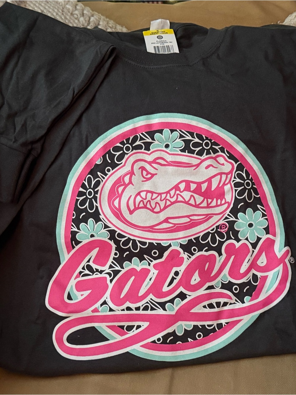 Gators Graphic Tee with Pink and Mint Accents
